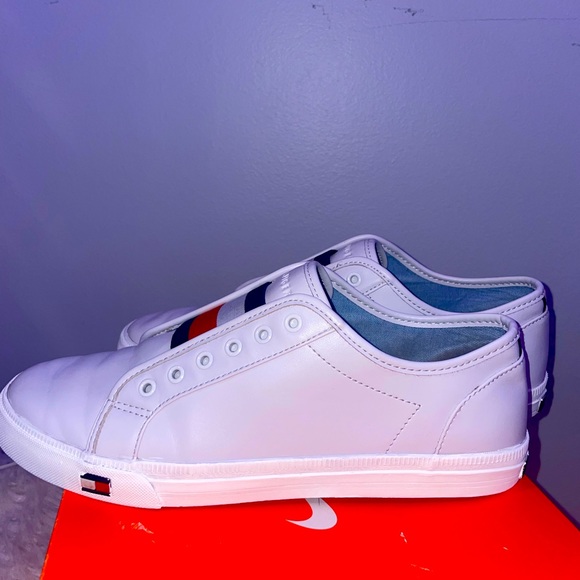 flag laceless sneaker tommy